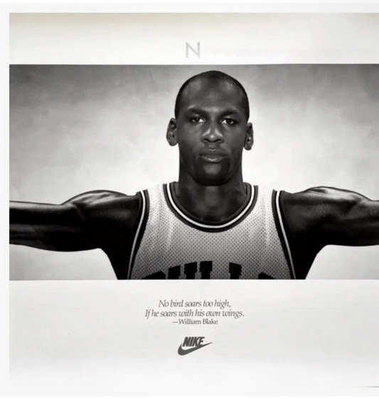 New Michael Jordan Nike Wings Poster Size 24”X72” Print (2ftx6ft)